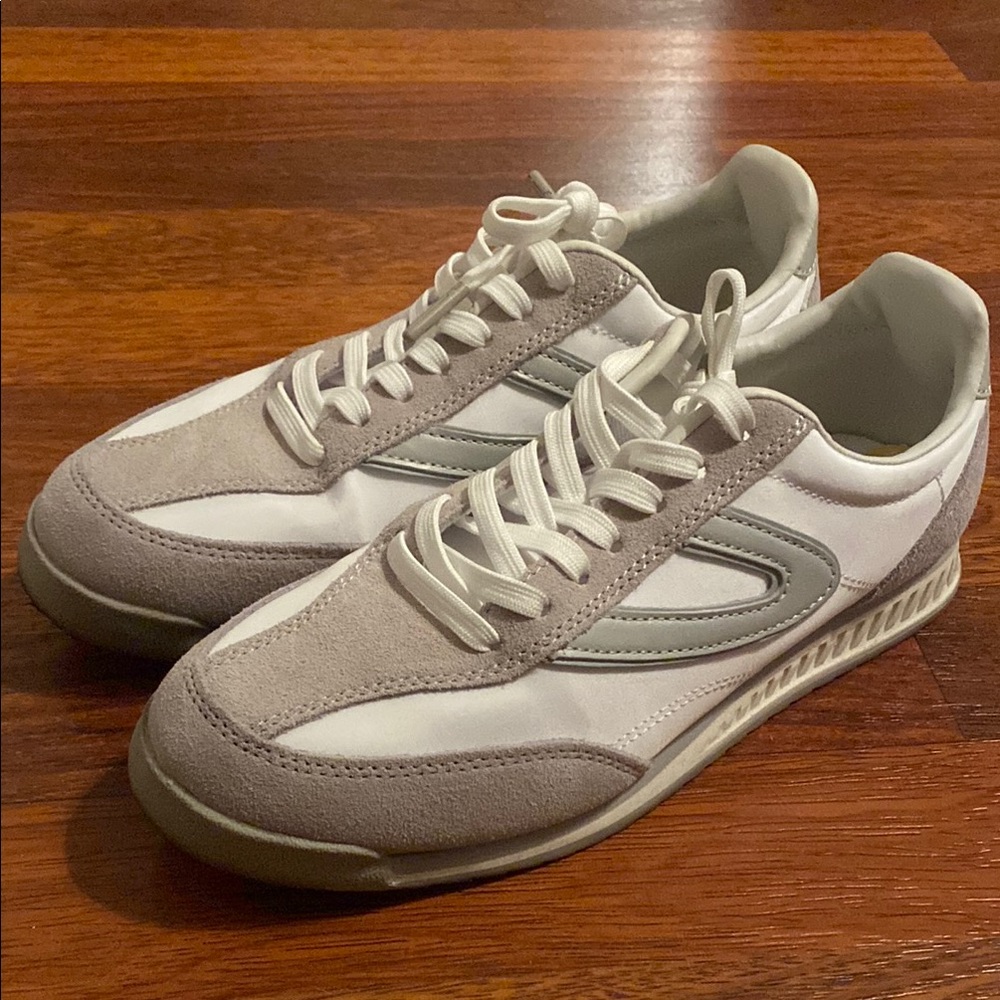 Tretorn grey and white sneakers